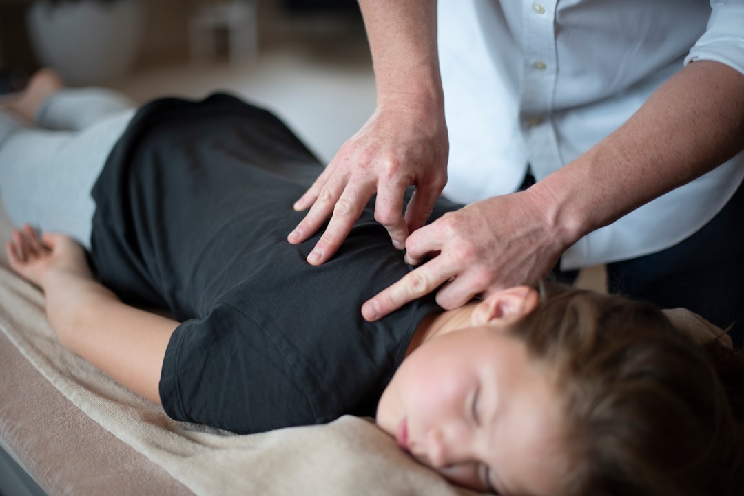 Photo physiotherapist